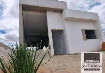 Casa com 3 dormitórios à venda, 116 m² por r$ 450.000 - condomínio residencial villaggio ipanema i - sorocaba/sp