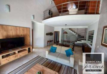 Sobrado com 3 dormitórios para alugar, 220 m² por r$ 7.752,00/mês - condomínio vila dos inglezes - sorocaba/sp