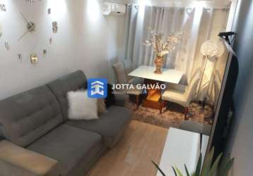 Apartamento de 47m² à venda no residencial ágata ville no jardim nova europa