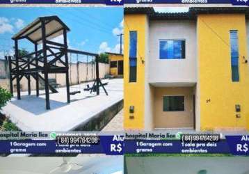 Imóveis direto com o proprietário com 2 quartos para alugar em São Gonçalo  do Amarante - RN | Chaves na Mão