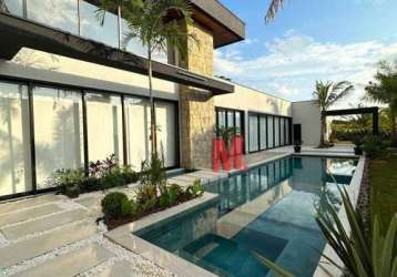Casa com 6 dormitórios à venda, 543 m² por r$ 7.200.000,00 - condomínio fazenda alvorada - porto feliz/sp