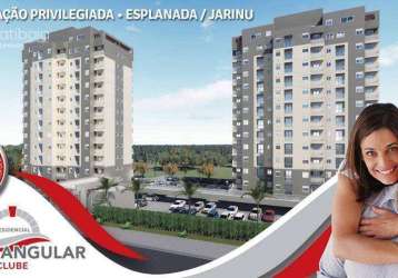 Apartamento com 1 dormitório à venda, 44 m² por r$ 355.000,00 - esplanada do carmo - jarinu/sp
