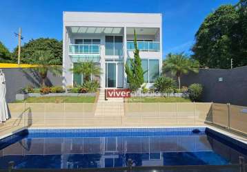 Casa com 4 dormitórios à venda, 443 m² por r$ 2.500.000,00 - jardim paulista - atibaia/sp