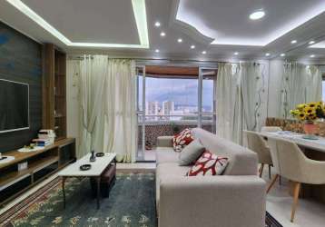 Apartamento com 3 dormitórios para alugar, 95 m² por r$ 4.950/mês - centro - guarulhos/sp