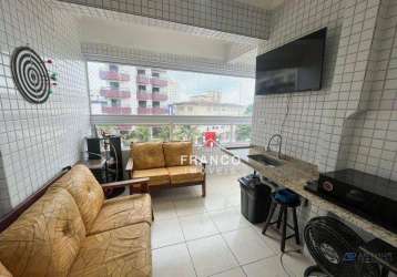 Apartamento com 2 dormitórios para alugar, 79 m² por r$ 3.350,00/mês - mirim - praia grande/sp