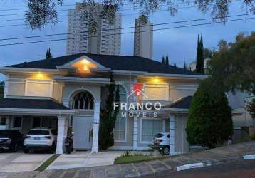 Casa à venda, 474 m² por r$ 5.050.000 - condomínio terras do paiqueré - valinhos/sp
