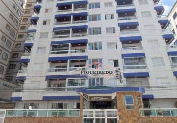 Apartamento com 2 dormitórios à venda, 77 m² por r$ 380.000,00 - vila assunção - praia grande/sp
