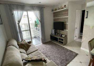 Apartamento com 3 dormitórios à venda, 67 m² por r$ 320.000 - bosque clube cotia - jardim monte santo - cotia/sp