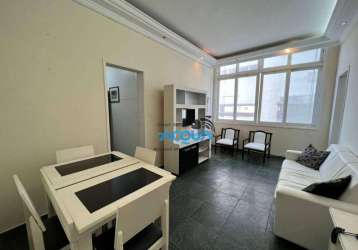 Apartamento com 1 dormitório à venda, 50 m² por r$ 260.000,00 - pitangueiras - guarujá/sp