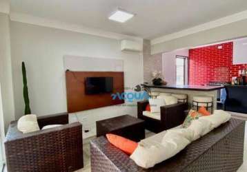Apartamento com 3 dormitórios à venda, 90 m² por r$ 650.000 - astúrias - guarujá/sp