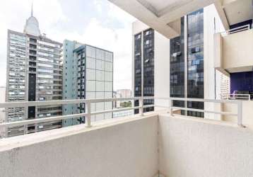 Apartamento com 1 dormitório para alugar, 34 m² por r$ 2.253,30/mês - centro - curitiba/pr