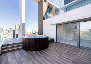 Cobertura com 4 dormitórios à venda, 429 m² por r$ 4.390.000,00 - ahú - curitiba/pr
