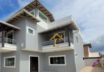 Casa com 4 dormitórios à venda, 210 m² por r$ 830.000,00 - ouro verde - rio das ostras/rj