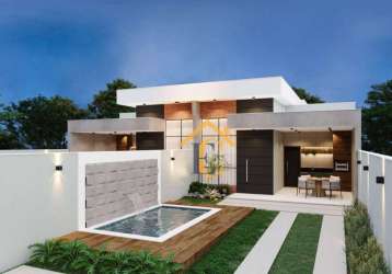 Casa com 3 dormitórios à venda, 105 m² por r$ 750.000,00 - ouro verde - rio das ostras/rj