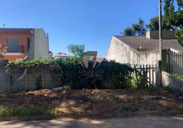 Terreno à venda na rua abílio sebastião da silva, abranches, curitiba por r$ 650.000