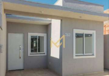 Casa com 2 dormitórios à venda, 52 m² por r$ 260.000,00 - 14 de novembro - cascavel/pr