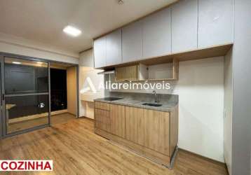 Apartamento c/ 1 quarto, 31m², para aluguel no condomínio nex one juripis, no bairro indianópolis, por 3.600,00