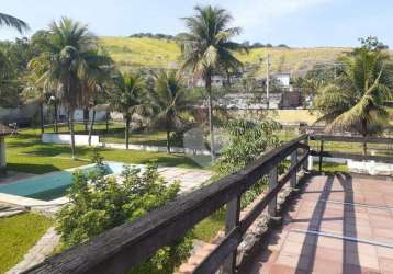 Lopes enjoy vende: sítio com 12 dormitórios para alugar, 15000 m² por r$ 16.241/mês - guaratiba - rio de janeiro/rj