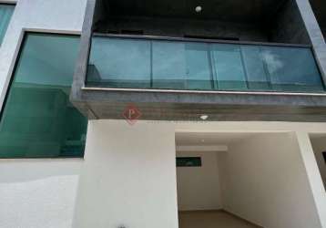 Casa em condomínio fechado com 2 quartos à venda na rua das ágatas, marilândia, juiz de fora, 100 m2 por r$ 409.000