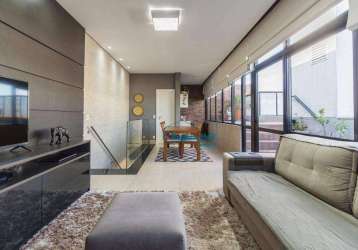 Cobertura com 2 dormitórios à venda, 130 m² por r$ 1.050.000,00 - cristo rei - curitiba/pr