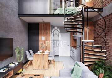 Loft com 1 quarto à venda na rua josé cadilhe, água verde, curitiba, 38 m2 por r$ 432.000