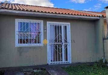 Casa com 2 quartos à venda, 38 m² por r$ 169.000 - campo de santana - curitiba/pr