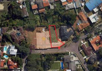 Terreno à venda, 813 m² por r$ 1.292.500,00 - são braz - curitiba/pr