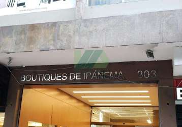 Sala comercial com 2 salas para alugar na rua visconde de pirajá, ipanema, rio de janeiro, 30 m2 por r$ 2.500