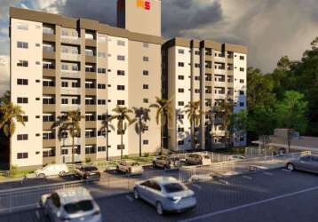 Apartamento com 2 dormitórios à venda, 51 m²  por r$ 252.648 - warnow - indaial/sc