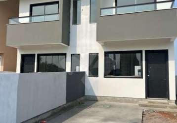 Casa em condomínio fechado com 2 quartos à venda na érico schmitt, 2, caminho novo, palhoça por r$ 339.000