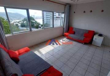 Apartamento com 1 dormitório à venda, 33 m² por r$ 235.000,00 - ilha porchat - são vicente/sp