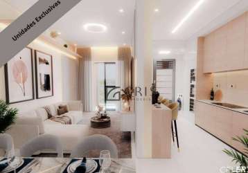 Apartamento com 1 dormitório à venda, 33 m² por r$ 281.000,00 - santa quitéria - curitiba/pr
