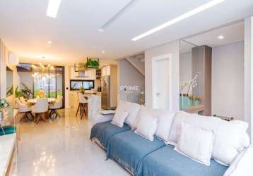 Casa em condomínio fechado com 3 quartos à venda na júlio zandoná, 883, xaxim, curitiba por r$ 1.790.000