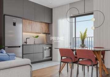 Apartamento com 1 quarto à venda na rua arthur mohr, 326, portão, curitiba por r$ 366.000