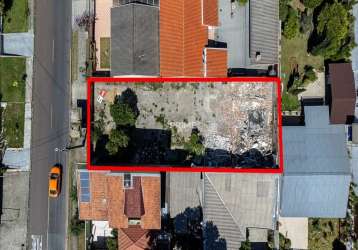 Terreno à venda na rua conde dos arcos, 608, lindóia, curitiba por r$ 650.000