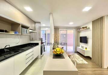 Apartamento garden com 2 dormitórios à venda, 47 m² por r$ 445.000,00 - guaíra - curitiba/pr