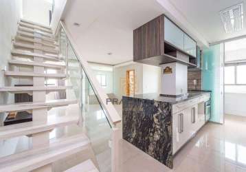 Cobertura com 2 dormitórios à venda, 106 m² por r$ 990.000,00 - cristo rei - curitiba/pr