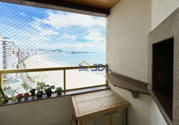 Apartamento à venda, 100 m² por r$ 2.199.000,00 - frente mar - balneário camboriú/sc