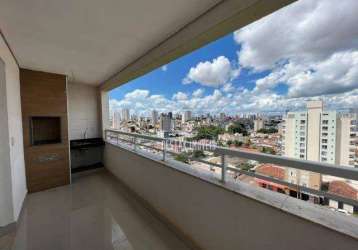Apartamento com 3 dormitórios à venda, 128 m² por r$ 750.000 - vila saraiva - uberlândia/mg