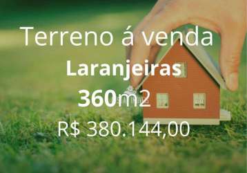 Terreno à venda, 475 m² por r$ 380.144 - laranjeiras - uberlândia/mg