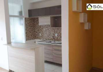 Apartamento com 2 dormitórios para alugar, 45 m² por r$ 1.954,00/mês - cidade nova - jundiaí/sp