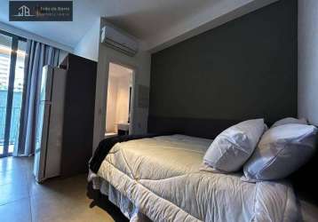 Studio com 1 dormitório para alugar, 22 m² por r$ 3.850,00/mês - moema - são paulo/sp
