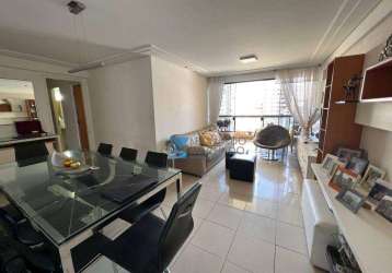 Apartamento com 4 dormitórios à venda, 137 m² por r$ 850.000 - cocó - fortaleza/ce