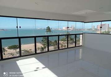 Apartamento duplex com 4 dormitórios à venda, 376 m² por r$ 3.500.000 - praia de iracema - fortaleza/ce