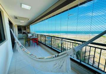 Apartamento com 4 dormitórios à venda, 148 m² por r$ 2.900.000 - porto das dunas - aquiraz/ce
