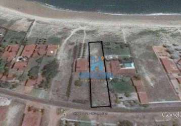 Terreno à venda, 1934 m² por r$ 200.000,00 - praia de graçandu - extremoz/rn
