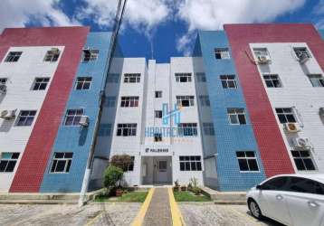 Apartamento com 2 dormitórios para alugar, 50 m² por r$ 1.145,50/mês - pitimbu - natal/rn