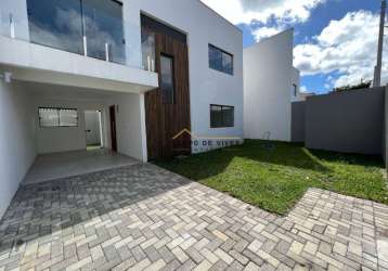 Casa com 3 dormitórios à venda, 114 m² por r$ 690.000,00 - maria antonieta - pinhais/pr