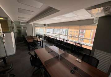 Sala com 14 postos em estrutura completa - coworking