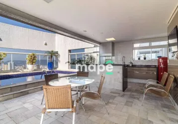 Cobertura com 4 dormitórios à venda, 537 m² por r$ 9.600.000 - aparecida - santos/sp